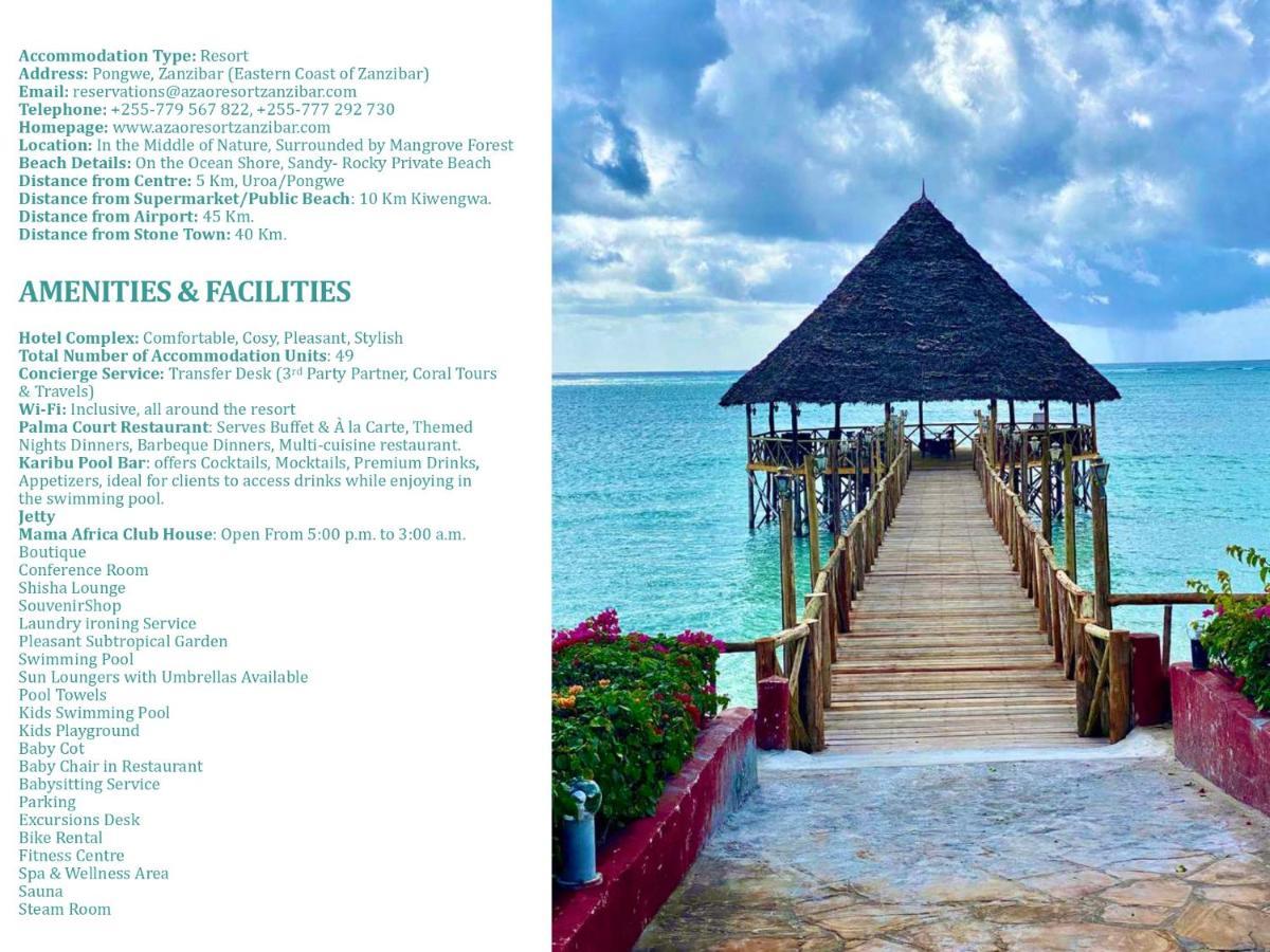 Azao Resort&Spa Pongwe Kültér fotó